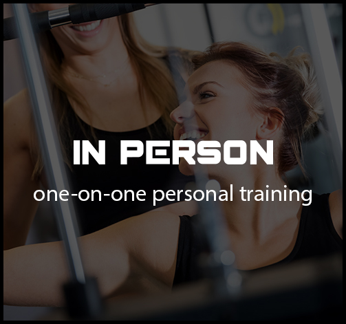 In person one on one personal training with Lisa Spitzer
