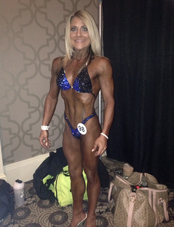 Lisa Spitzer Competing in Fitness Competition