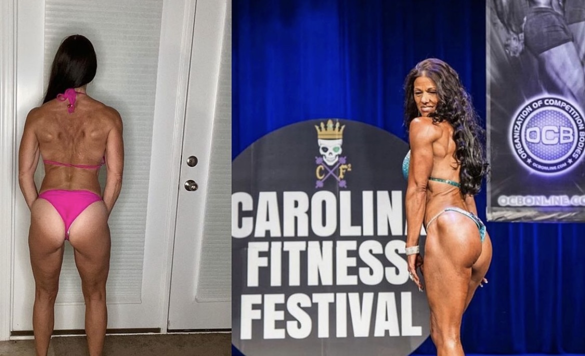 Elite Physique Competing at Fitness Competition